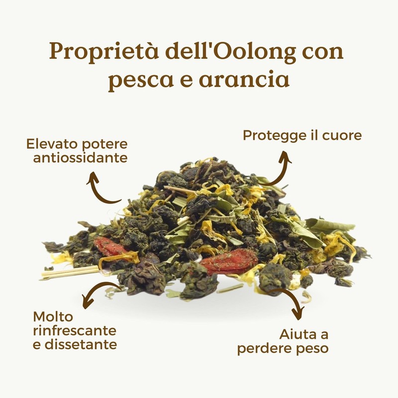 Peach Oolong Tea Organic 100g (50 Cups) | Organic Loose