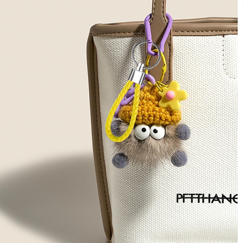 Pack of 30 Leather Key Fob Braided Lanyard Short Key