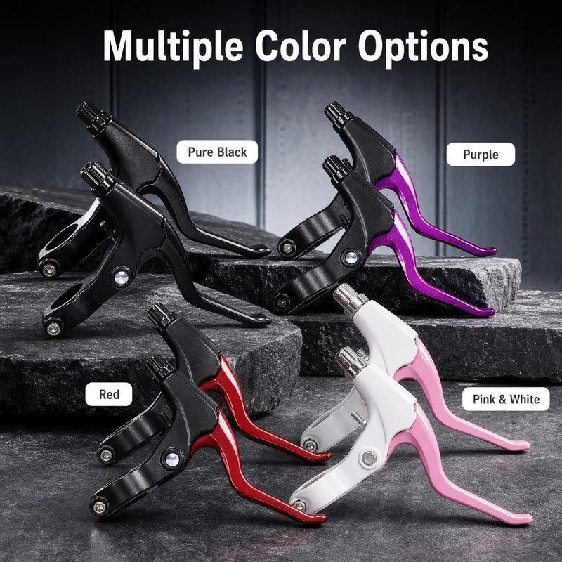 Bike Brake Levers Aluminum Alloy Universal Fit Bicycle Replacement Pair