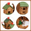 Wondertoys 530 Pcs Wooden Logs Set Ages 3+, Classic Building