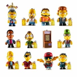 Kidrobot The Simpsons Moe's Tavern Mini Series Blindbox ONE Random Figure