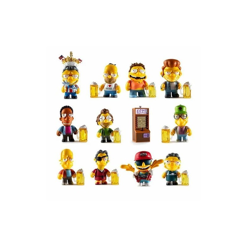 Kidrobot The Simpsons Moe's Tavern Mini Series Blindbox ONE Random