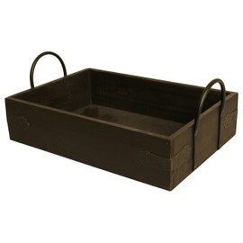 Wald Imports 8539/SM Wood Tray, 12 Inch, Brown