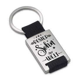 Lieblingsmensch Keyring Model: Bester Sohn der Welt, Textile