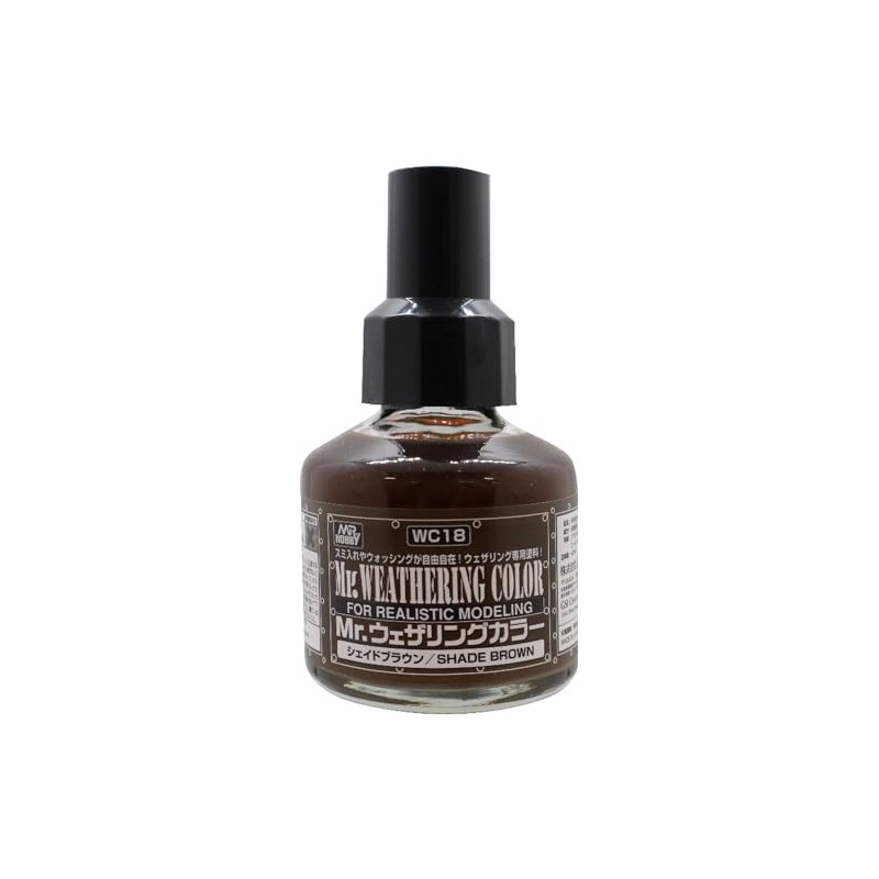 GSI Creos Mr. Weathering Color Shade Brown 40ml Model Paint