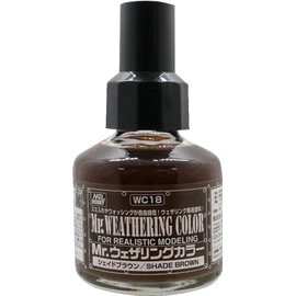 GSI Creos Mr. Weathering Color Shade Brown 40ml Model Paint WC18