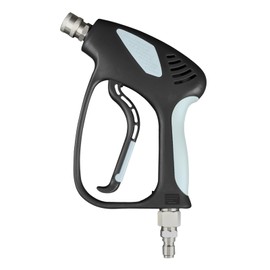 MAXFLOW Short Pressure Washer Gun - 3/8" Male Plug Swivel & 1/4” Quick Connector Coupler - 4000 PSI Max & 10.5 GPM Car Wash Foam Cannon Gun for Power Washers