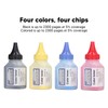 Colorful Black Printer Toner Powder Chip Set for CF350A CE310A