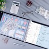Antner 7 Ring Business Checkbook Binder for Business Checks, 600