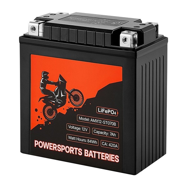 Motorcycle Battery 12V 7Ah YT14AH-BS High Performance Powersports Battery