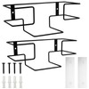 Abizarch Iron Glove Holder Wall Mounted Glove Box Holder Space