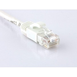 Networx® RJ45 Cat 6 Ethernet Patch Cable 14 Foot White Booted UTP for PC, TV, Tablet, Gaming, Routers, and Printers, High Speed 10Gbps, Gold Plated, Indoor/Outdoor Use