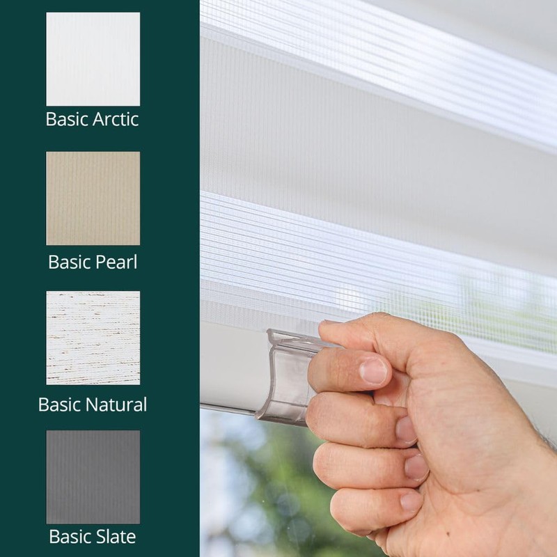 CHICOLOGY Zebra Blinds , Roller Window Shades , Blinds for