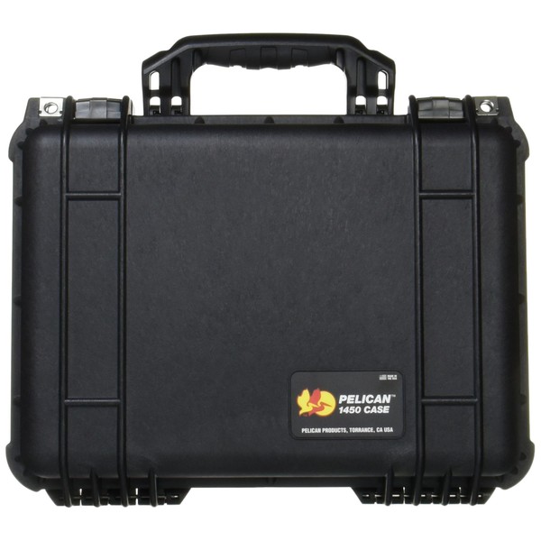 Pelican 1450 Case With Padded Dividers (Black)