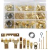 254pcs Picture Hooks Picture Hanging Kit Photo Assortment Hanging Hardware