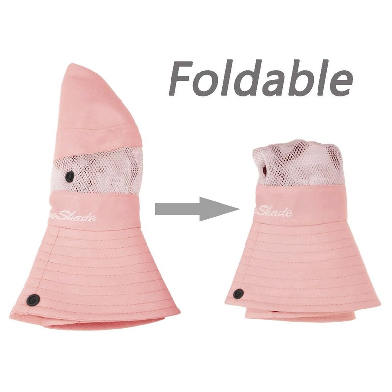 Womens Summer Sun-Hat Outdoor UV Protection Fishing Hat Wide Brim