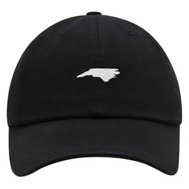 JPAK North Carolina State NC Premium Dad Hat Embroidered Cotton Baseball Cap TarHeel Carolina Black