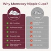 Momcozy 999 Silver Nursing Cups Original Perforated Breathable Design, Breastfeeding