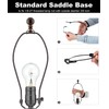 Bronze Lamp Shade Holder with Finials - 10 Inch, Set