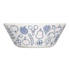 Iittala Curious Mind of Oiva Toikka Bowl Plate, 5.9 inches (15 cm), Frutta, Light Blue