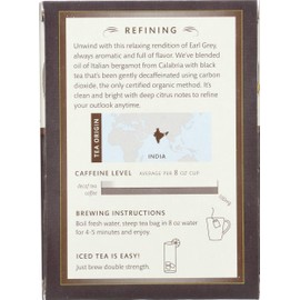 Choice Organic, Decaf Earl Grey, 16 ct