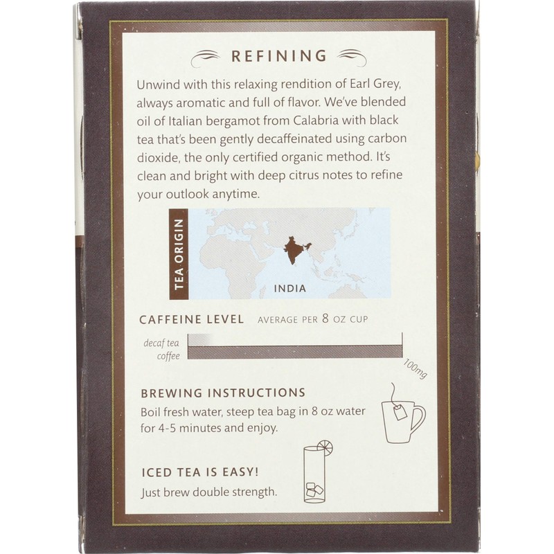 Choice Organic, Decaf Earl Grey, 16 ct