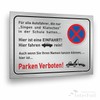 Einfahrt freihalten Sign, Singen und Klatschen Sign, 30 x 20