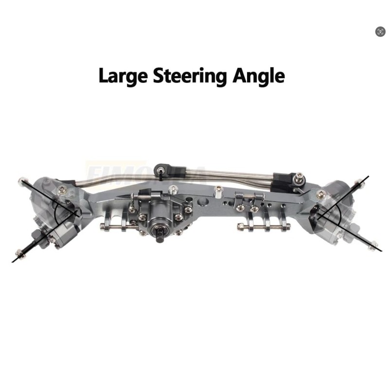 Capra Axle,Aluminum F9 Portal Axle with Offset Front Differential for