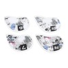 10pcs Golf Iron Covers Skull Pattern PU Scratch Proof Club