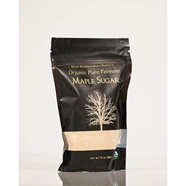 Mansfield Maple-Certified Organic Granulated Pure Vermont Maple Sugar (14oz Resealable Pouch)