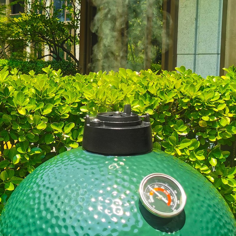 Quantfire Cast Iron Cap for Big Green Egg Dual Function