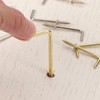 uxcell Right Angle Hooks, 20Pcs 2" L Shaped Screw Hooks