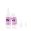 GlamorDove 30ml UV Hair Glue Remover 2Pcs Hair Extension Super