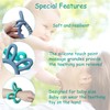 Baby Teething Toys 2pcs Safe Silicone Easter Teether Toy for