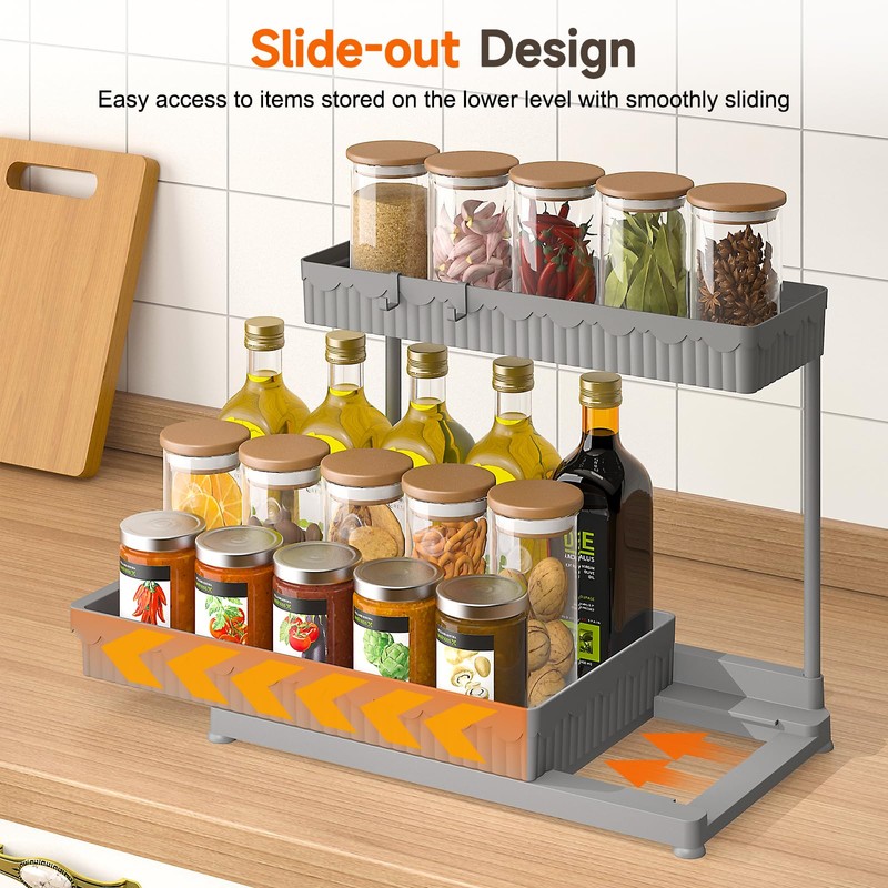 Sevenblue 3 Pack Multi-Purpose Under Sink Organizers and Storage, 2026