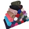 KXY 4 Pieces Stretchy Soft Cotton Shawl Long Jersey Scarf