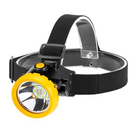 Rechargeable LED Mining Headlamp for Hard Hat Helmet, Explosion-Proof Waterproof Miner Headlight with Clip, Coal Mining Flashlight for Hunting, Fishing, Camping, Construction, Caving, Repair