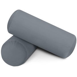 Utopia Bedding Bolster Pillows Insert (Pack of 2, Grey) - 6 x 16 Inches Bed and Couch Pillows - Indoor Decorative Pillows