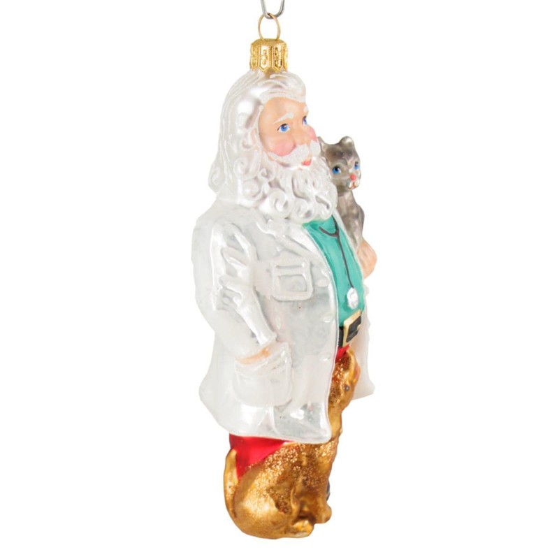 440s Christmas Tree Hanger Vet Santa