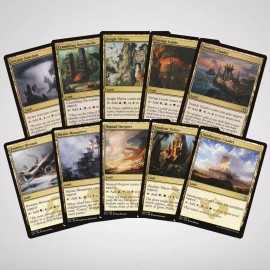 10x TRILANDS TRI-LAND Full Set All 3-Color Triple Lands Commander EDH MTG Magic