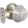 Defiant Single Cylinder Satin Nickel Deadbolt US15