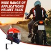 Motorcycle Helmet Rack Wall Mount, Motorbike Heavy Duty Helmet Holder,