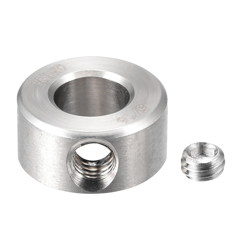 uxcell Drill Stop 5/16" I.D. Stainless Steel for Set Screws