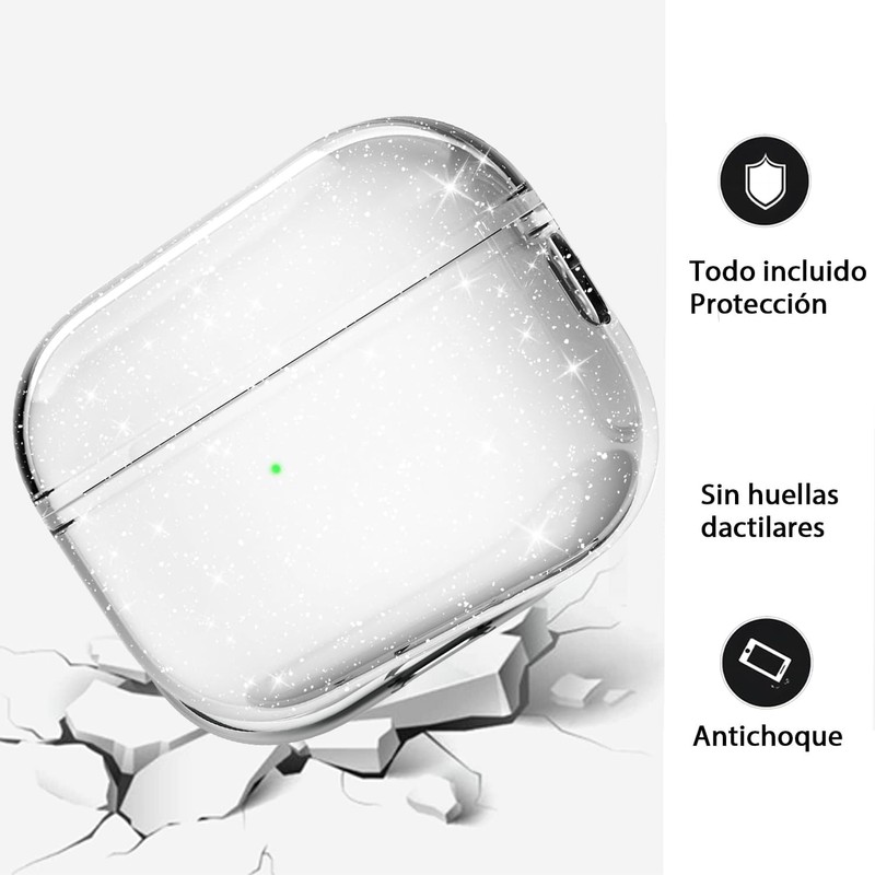 USTIYA SF Funda para AirPods Pro 2 generación 2022 y