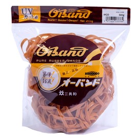 Rubber Bands O-Band #420 < 500g Clear Bag >Amber Color Wide Width Commercial Use Bulk Package Rubber Bands All Sizes 73 Kyowa