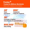 2LB Fonday Premium Moisture Indicating Silica Gel Desiccant Orange to