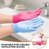 10PCS Shower Gloves, Exfoliating Bath Gloves Scrub Exfoliate Glove Mitt