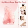 TAIHI Gua Sha Facial Tools Natural Resin Crystal Transparent Heart