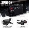 WINECO 2 in1 Dash Emergency Strobe Lights Interior Windshield Red
