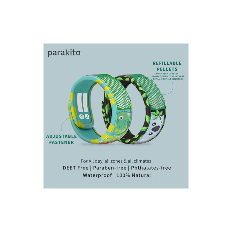 PARA'KITO Bonus Pack - 2 pulseras para niños y 2